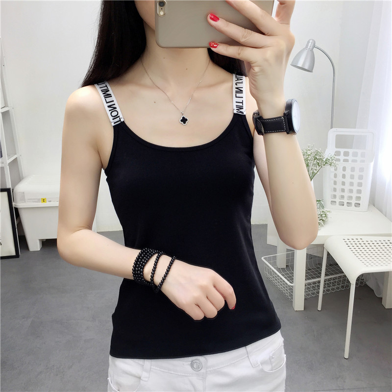 Mùa hè trứng yếm trong mùa hè nữ mặc một cách cẩn thận máy không tay Hồng Kông hương vị retro chic nhỏ tươi áo 2018 new quần áo
