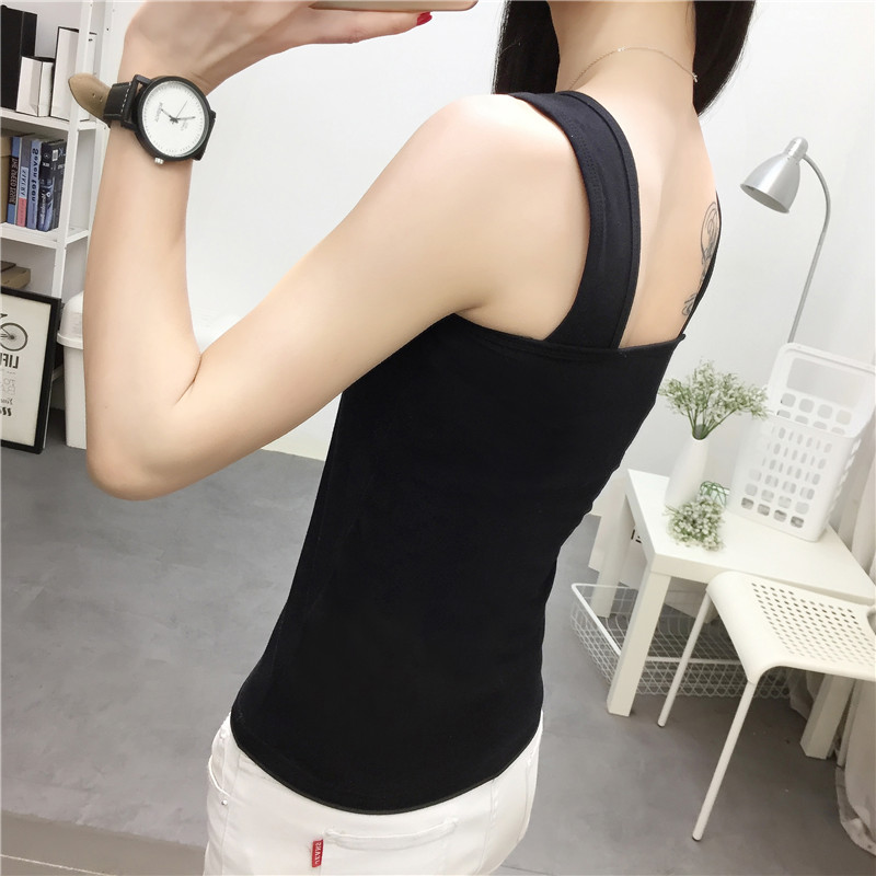 Hong Kong-phong cách retro chic trắng nhỏ halter vest phụ nữ đoạn ngắn mặc mùa hè hoang dã tops bên trong phía dưới đồ nữ đẹp