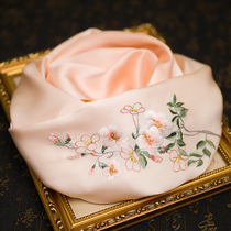 Embroidered silk towels Su embroidered silk scarves with female national wind silk embroidered cape 100 lap qipao upscale Mom Gift