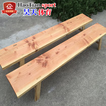 Dance stool Glossy solid wood gymnastics stool 2 meters 3 meters practice stool Kindergarten bench Player rest stool