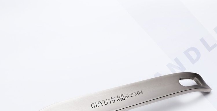 304 lẩu dày nồi inox muỗng súp colander tay cầm dài đặt bếp hộ gia đình cháo thìa vỏ súp nồi hấp
