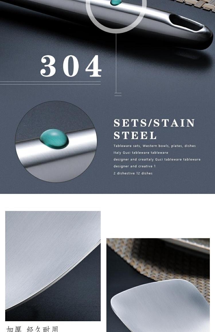 Miền cổ 304 thép không gỉ thìa dụng cụ nhà bếp một tay cầm dài muỗng muỗng chiên xào dụng cụ nhà bếp Đức kệ đựng gia vị 3 tầng