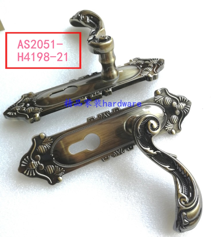 Yajie door lock AS2051A-H4198-02K gold-21 green bronze-81 titanium K gold