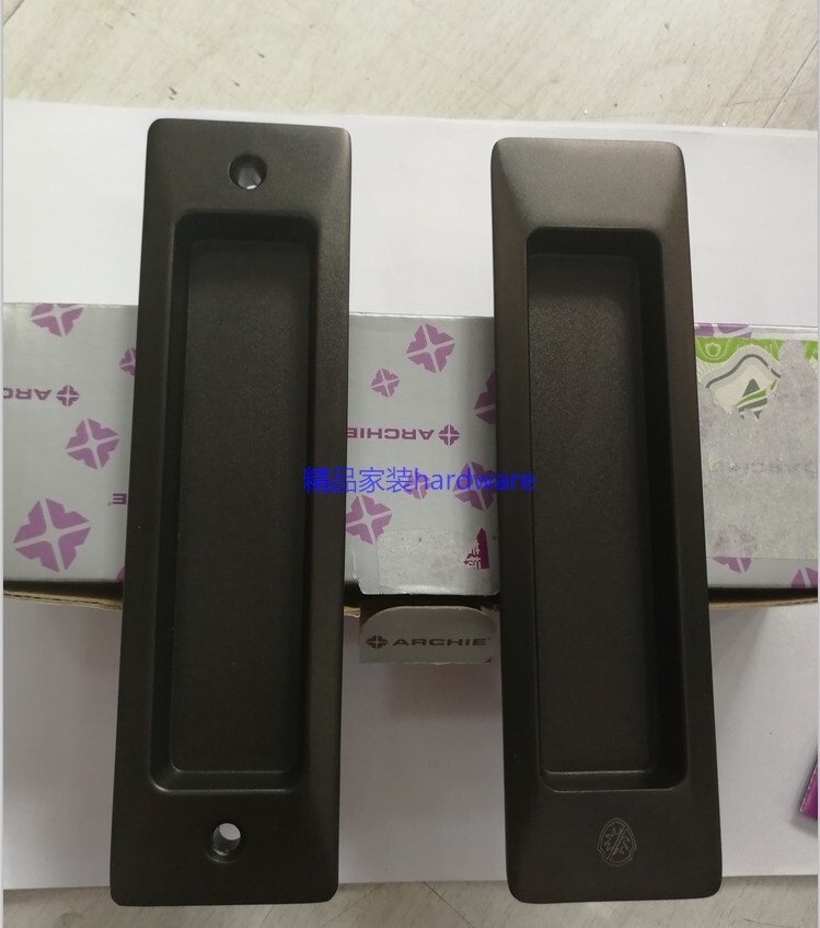 Argyle Sliding Door Handle S1034-H01-KQ Carbon Crystal Black Without Key