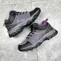 Foreign trade single large size womens outdoor high-top non-slip and wear-resistant hiking shoes mesh breathable hiking off-road travel shoes for women