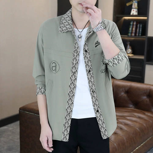 Шелковая тонкая трендовая рубашка, элитная куртка для отдыха, оверсайз