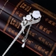 Phía bên kia của cung điện tòa án trang phục kẹp tóc cổ điển mũ hoang dã bước tua rua phong cách cổ xưa kẹp tóc phụ kiện trang sức kẹp nơ bản to