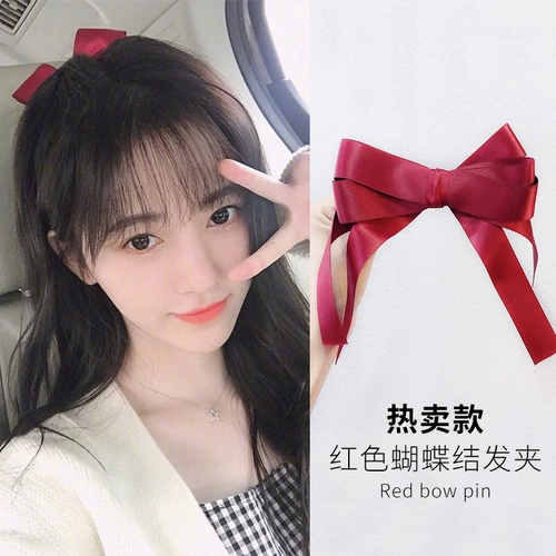 Японская заколка для волос с бантиком, заколка-крабик, аксессуар для волос, брендовые шпильки для волос, популярно в интернете