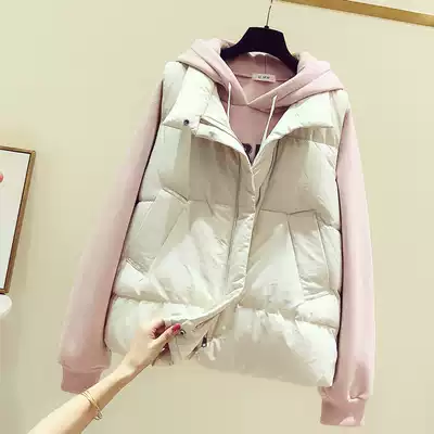 Cotton vest women's short 2020 autumn and winter new Korean version of the student thin horse clip down cotton vest waistcoat tide