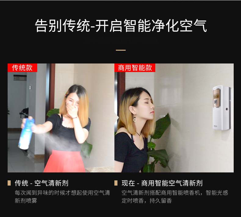 Gặp gỡ Xiangfen tự động thời gian bình xịt khách sạn phòng tắm đặc biệt nhà vệ sinh khử mùi nước hoa làm mát không khí - Trang chủ nước lau sàn lix đuổi côn trùng 4l