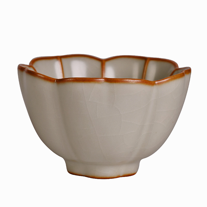 Open the slice your up sample tea cup small ceramic cups kongfu master cup "women 's singles a single cup of tea large pure manual