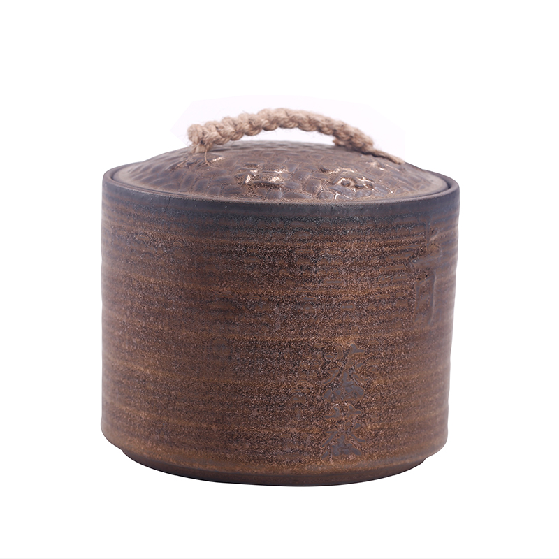 Small POTS with cover seal earthenware home half jins to tea stoneware jar airtight jar of Chinese style restoring ancient ways POTS