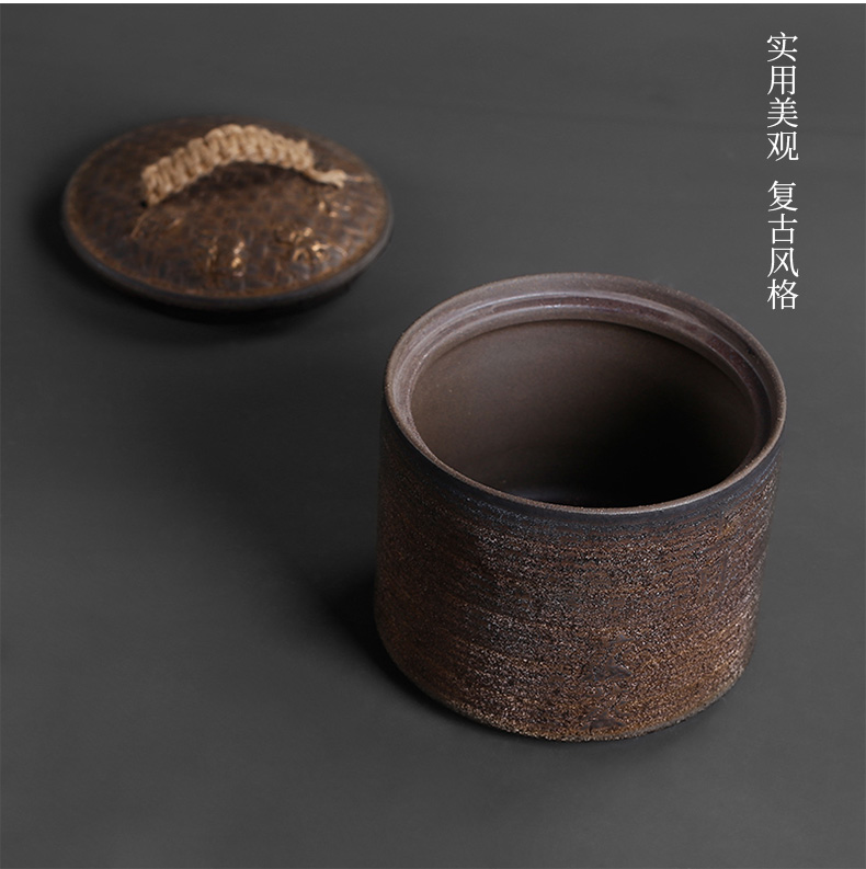 Small POTS with cover seal earthenware home half jins to tea stoneware jar airtight jar of Chinese style restoring ancient ways POTS