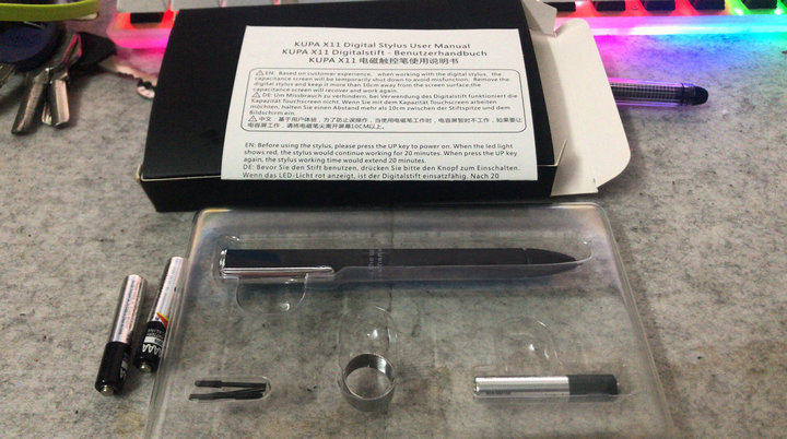 New stock KUPA X11 Capacitive pen Professional Edition stylus Handwriting drawing pen fine head