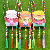 Powerful manufacturers directly supply various Internet celebrity popular small backpacks wind chimes household childrens kindergarten dance props and travel