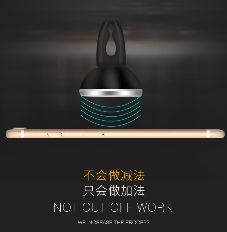 Si Yue đánh bại xe điện thoại giữ xe ổ cắm nam châm chuyển hướng từ từ Apple Samsung kê Huawei - Phụ kiện điện thoại trong ô tô giá đỡ điện thoại từ tính