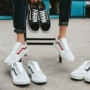 Ins siêu giày vải lửa của nam giới mùa hè Hàn Quốc phiên bản của hoang dã thấp-top giày casual couple nhỏ màu trắng giày cũ Bắc Kinh giày giày thể thao đẹp