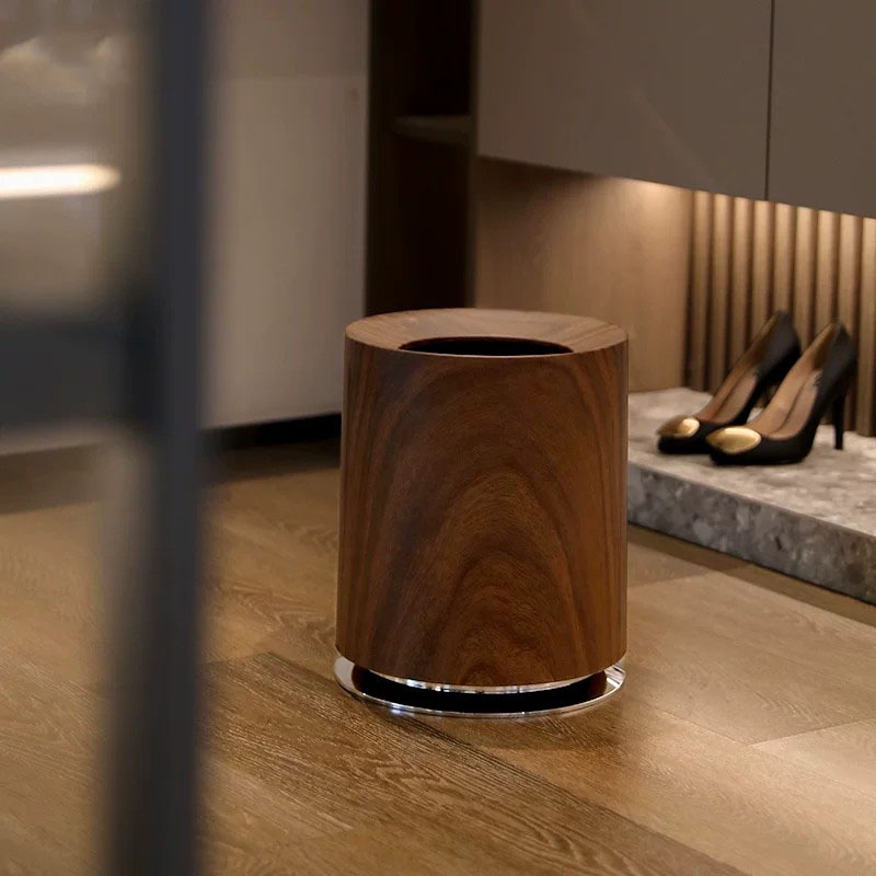 Japanese Imported Light Luxury Faux Wood Grain Trash Can for Living Room and Bedroom, Double-Layer Large Capacity Creative Vintage Style Paper Basket for Homestay Japanese Imported Light Luxury Faux Wood Grain Trash Can for Living Room and Bedroom, Double-Layer Large Capacity Creative Vintage Style Paper Basket for Homestay