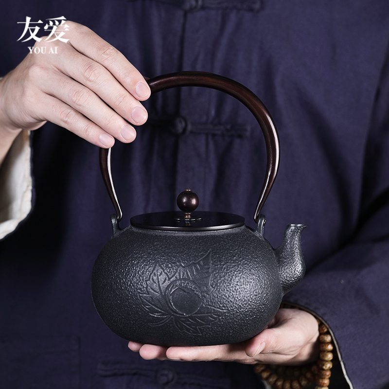 Love iron pot of household electricity TaoLu cast iron pot of boiling tea teapot suit Japanese tea stove boiling pot of tea