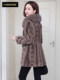 Cormusse fur all-in-one coat women's new winter thickened and warm imitation mink velvet fox fur top