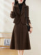 Cormusse big brand autumn and winter suit women's two-piece fashionable temperament 2025 new woolen coat skirt
