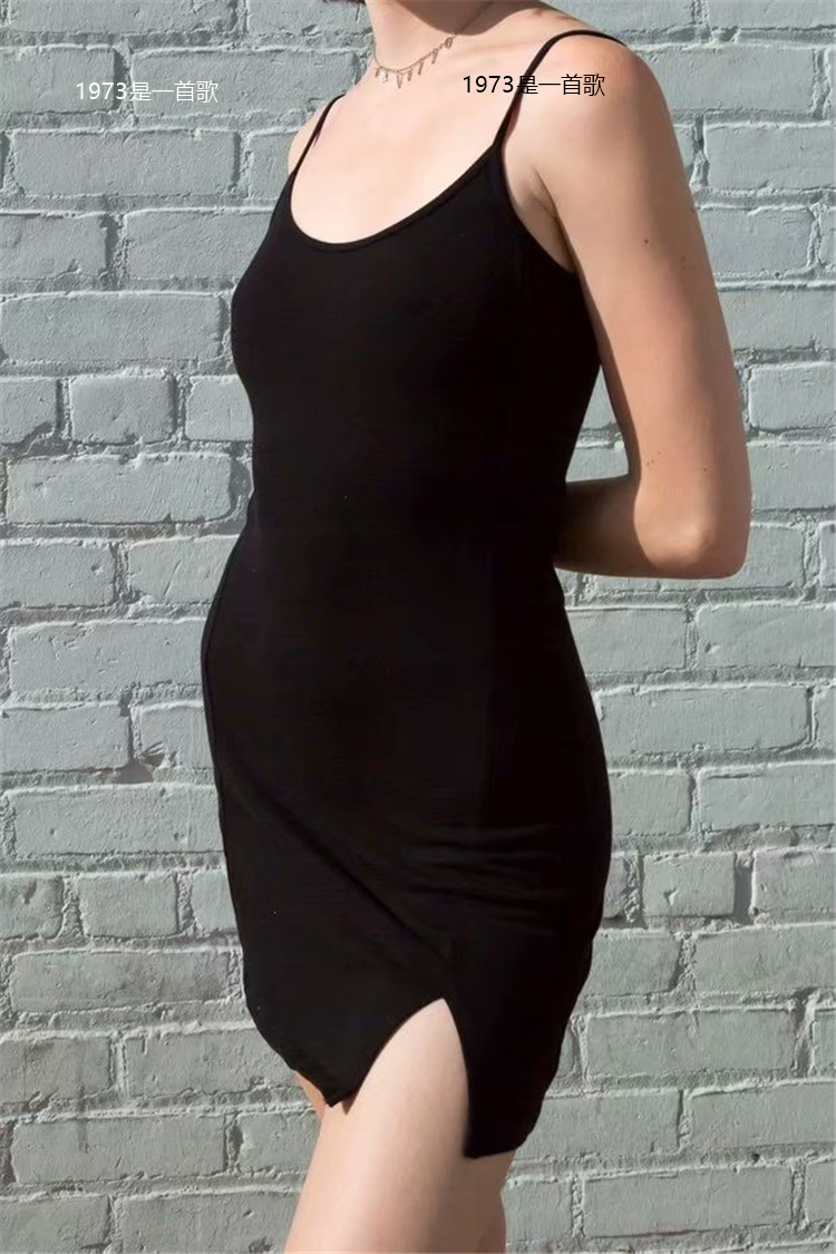 Hailey Baldwin Beaver với cùng một chiếc túi Slim co giãn hông bên hông dây đeo váy mini váy mỏng - Sản phẩm HOT shop đầm đẹp