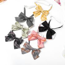 jk collar tie corner college wind cross shirt decoration plaid uniform small collar bow tie butterfly knot student