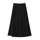 ສິ້ນ pleated ຍາວ ກາງ ສໍາ ລັບ ແມ່ ຍິງ ໃນ ດູ ໃບ ໄມ້ ລົ່ນ ແລະ ລະ ດູ ຫນາວ ຊຸດ ອຸ ປະ ກອນ ການ ວິ ທະ ຍາ ໄລ ສະ hip ກວມ ເອົາ slimming skirt ງ່າຍ ດາຍ retro ສີ ຂີ້ ເຖົ່າ ສິ້ນ