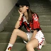 Bộ quần áo bóng đá Quần áo nam và nữ có thể mặc quần áo nhóm sinh viên Hàn Quốc Hip-hop 	găng tay thủ môn dành cho trẻ em	 Bóng đá