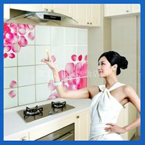 Kitchen oil-proof sticker tile self-adhesive waterproof oil-proof wall sticker thick high temperature resistant aluminum foil sticker stove oil-absorbing wallpaper