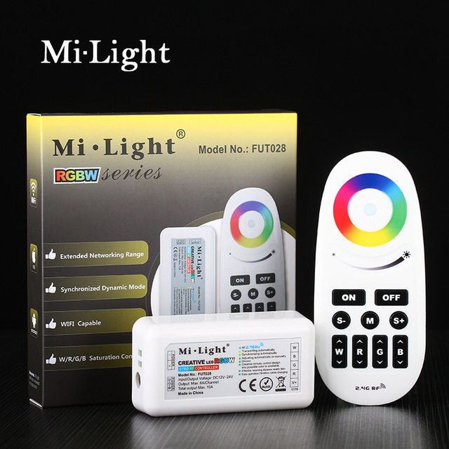 DC12-24A Milght 2 4G wireless button remote control RGBW led controller bulb