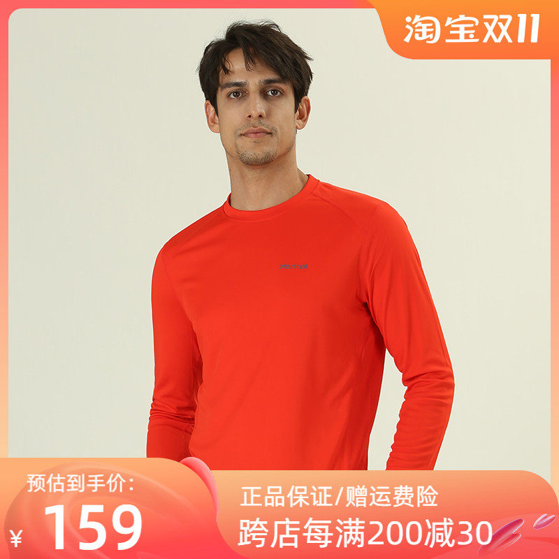 Marmot groundhog spring and summer new sports new men's light, breathable and comfortable casual long-sleeved T-shirt 41750