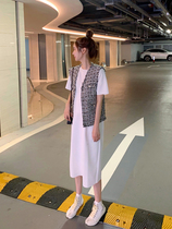 Hepburn style light cooked style French retro small fragrance Western style age-reducing mind can be sweet and salty professional two-piece suit female