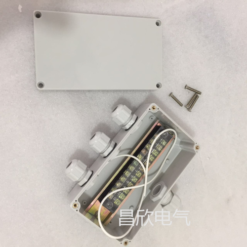 1 inlet 3 out waterproof box with terminal wire wiring box household distribution box mechanical plastic industrial control box