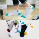 (5-10 cặp) Socks Mens Thể thao Socks Xuân Thu Four Seasons Mens Socks thấp Trợ giúp người đàn ông vô hình Socks Sinh viên mùa hè.