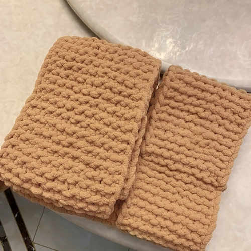 Шарф ручной работы, коралловый плетеный набор материалов, с медвежатами, «сделай сам»