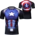 Người Sắt Người Nhện Đội Mỹ Avengers Thể Thao Co Giãn Cao Cơ Thể Dài Tay Mỏng Tập Thể Dục Quần Áo Thun Nam Áo phông dài