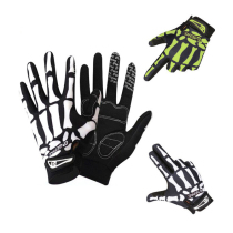 Gants Gants Qepae Chipper Ride Long Finger Warm Gants Bike Sports Sports Outdoor All Finger Skull Gloves