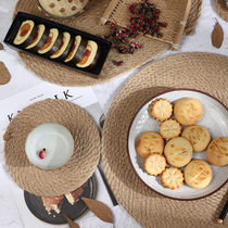 Nordic dining mat Thickened Thermal Insulation Mat bowls cushions Home table cushions Heat-resistant and anti-scalding pan Cushion Dinner dinner Cushion Day Style Cup Mat