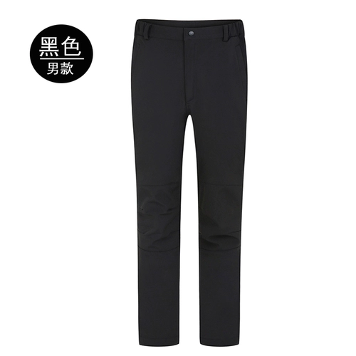 Демисезонные дорожные флисовые износостойкие бархатные удерживающие тепло альпинистские штаны для работы, увеличенная толщина