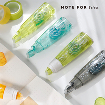 PLUS Pulesi girl heart cute student glue Double-sided glue replaceable core tape Dot glue