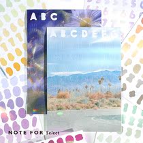  Letter Lovers Mark StickerWalking with DreamsAlphanumeric Korean ins Dream Hand Account Mark Sticker