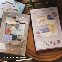  Letter lovers scene postcard Alien Japanese fresh cute literary fantasy hand-painted retro birthday card