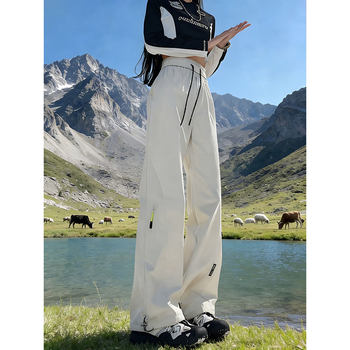 American-Style Three-Proof Hard-Shell Tactical Pants for Men and Women, Autumn and Winter Fleece-Lined Straight-Leg Work Pants, Windproof Outdoor Hiking and Mountaineering Pants