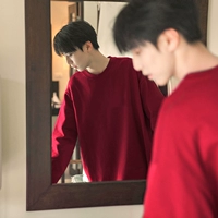 Бордовый лонгслив