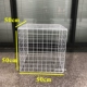 Серо-белый толщиной 50X50X50см.
