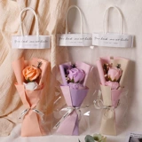 Гвоздики DIY Отделанный цветочный букет ручной работы 38 Женские подарки, чтобы дать сотрудникам вечный цветочный цветок цветочный мыло