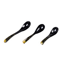 Dense Amines Cutlery Commercial Imitation Porcelain Japan Style Creative Long Handle Spoon Soup Noodle Spoon Kung Fu Spoon Anti-Fall Spoon Spoon Spoon Spoon Spoon Spoon