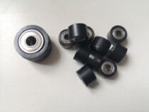 German imported pneumatic sand belt Machine roller leading wheel small roller 330*10 sand belt machine accessories bracket solid