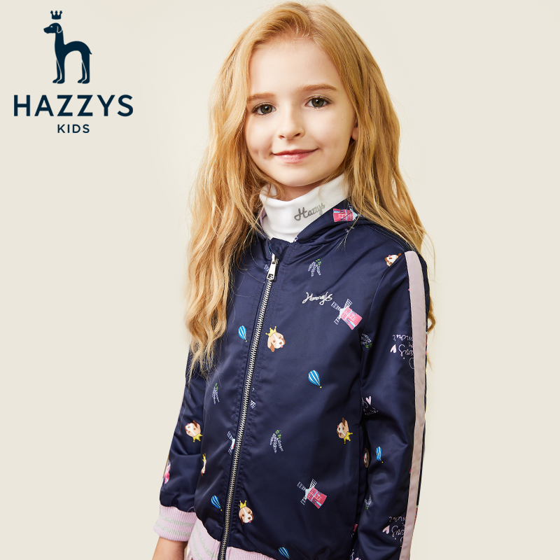 Jacket Hazzys Haggis trẻ em mùa thu ăn mặc New In sắc nét áo cậu bé áo.